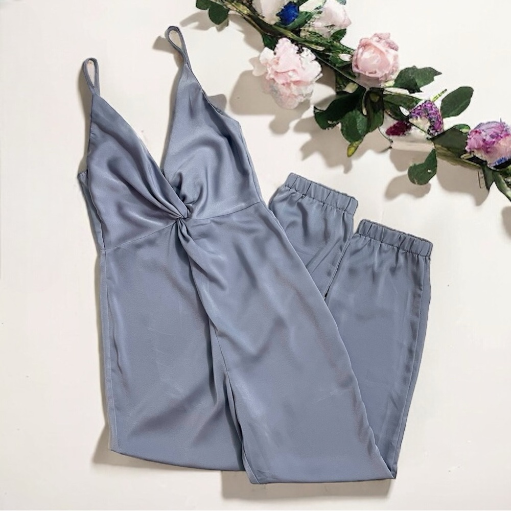 Dusty Blue Jumpsuit